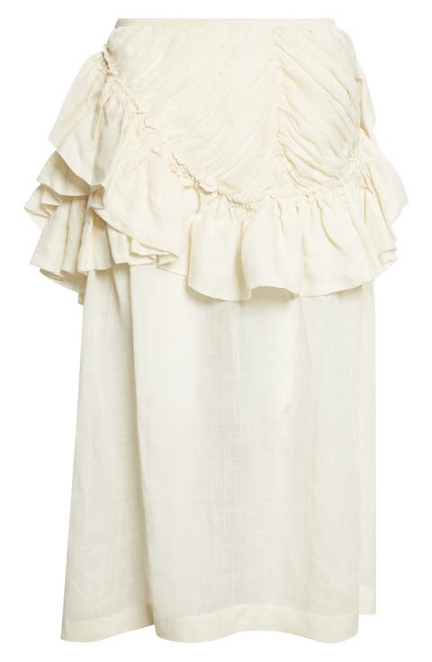Shelby Ruffle Mousseline Convertible Skirt