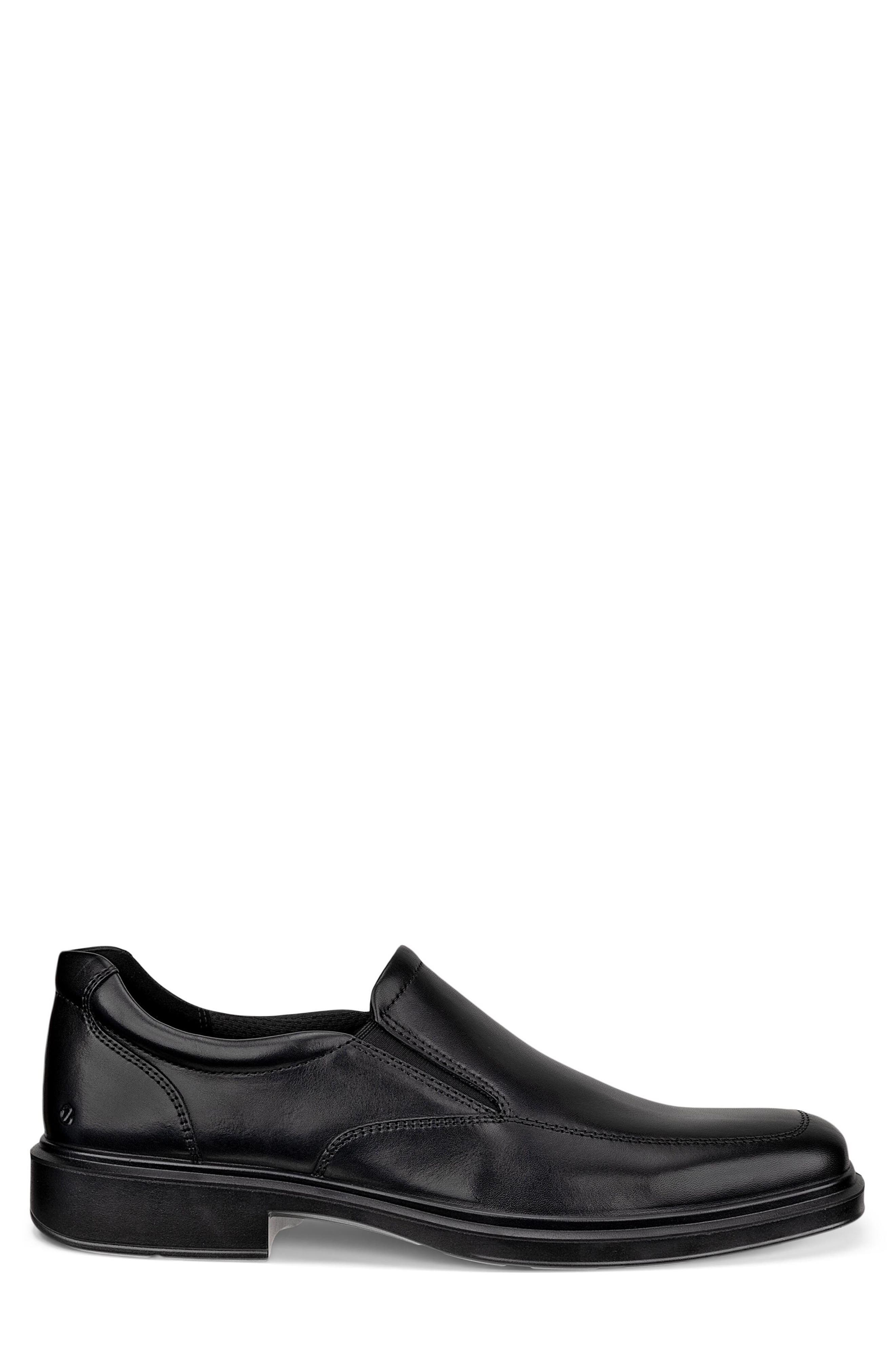 ECCO Helsinki Water Resistant Slip-On Loafer, Alternate, color, Black