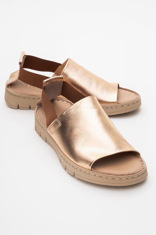 Forever & Always Shoes Londoi Elastic Strap Leather Sandal