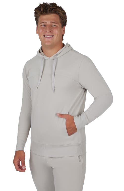 90 Degree By Reflex Ultra Mélange Fleece Hoodie In Satellite