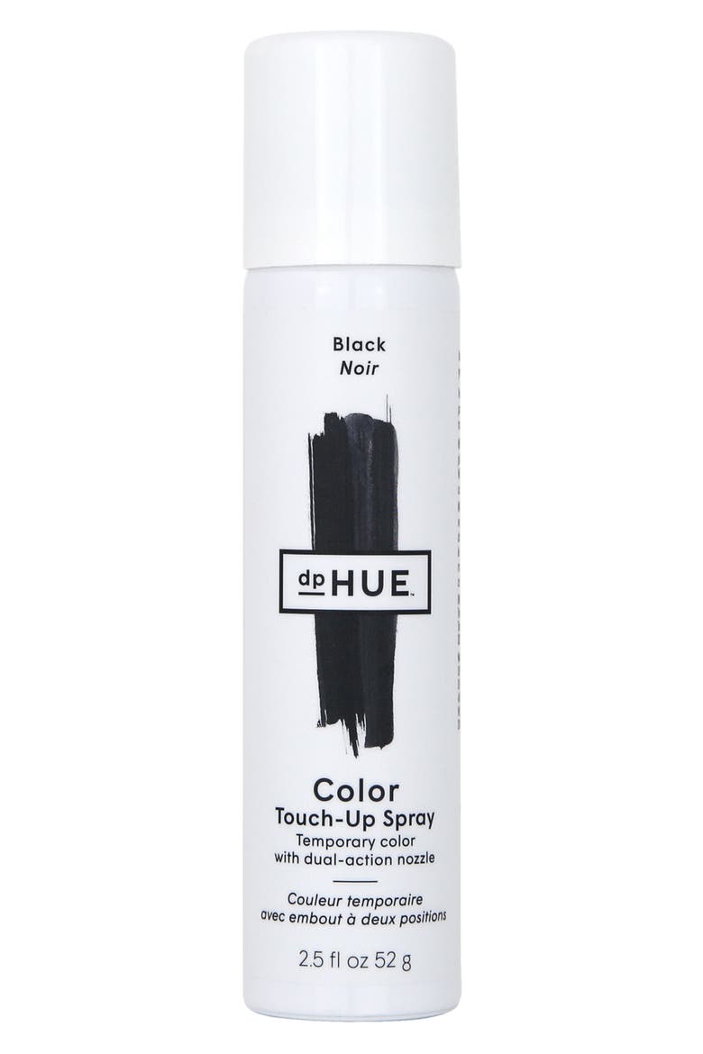 Color Touch-Up Temporary Color Spray, Main, color, BLACK