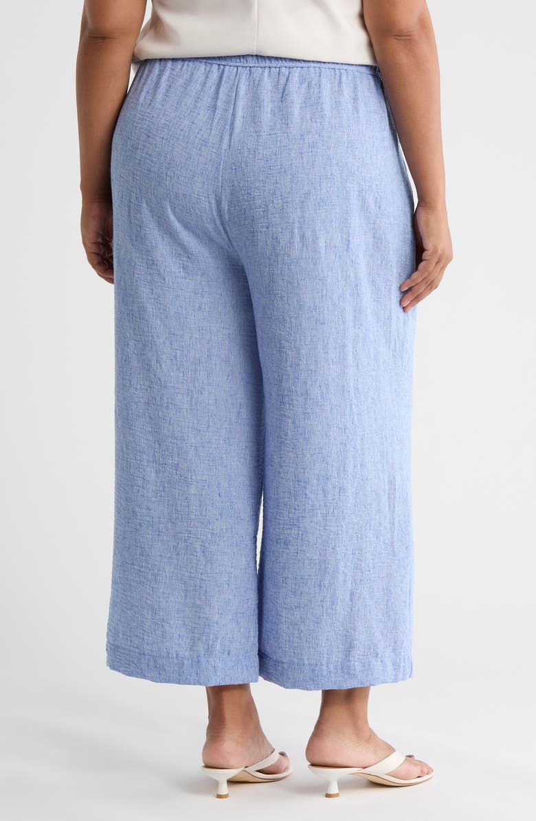 MAX STUDIO Crop Drawstring Pants, Alternate, color, Chmry493-Chambray