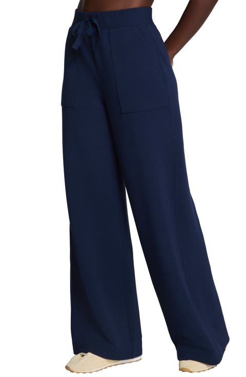 AirEssentials Wide Leg French Terry Rib Pants