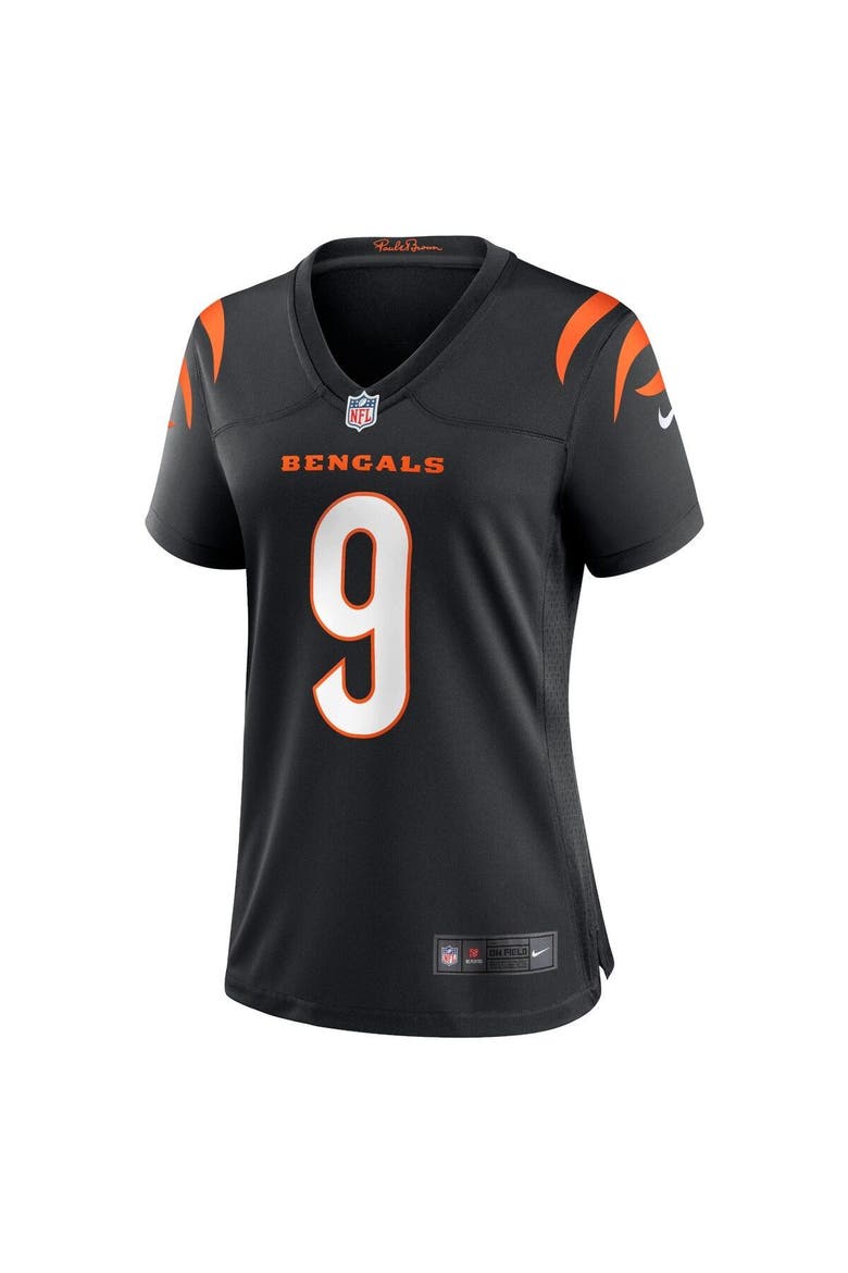 Women's Nike Joe Burrow Black Cincinnati Bengals Game Jersey, Main, color, BLACK