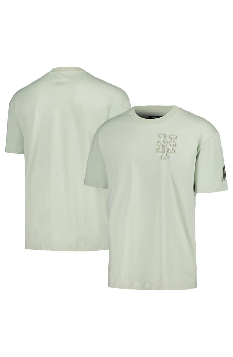 PRO STANDARD Men's Pro Standard Mint New York Mets Neutral CJ Dropped Shoulders T-Shirt, Main, color, Mint