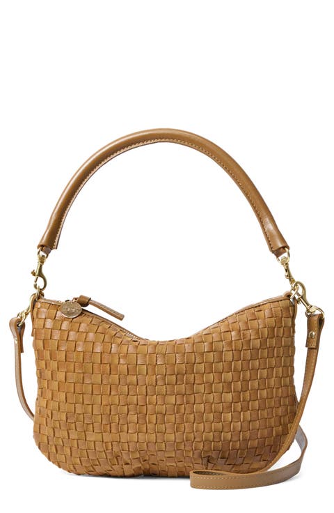 Petit Moyen Woven Messenger Bag