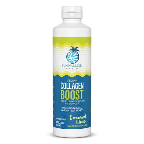 Vegan Collagen Boost Liquid, Coconut Lime, 450ml Bottle