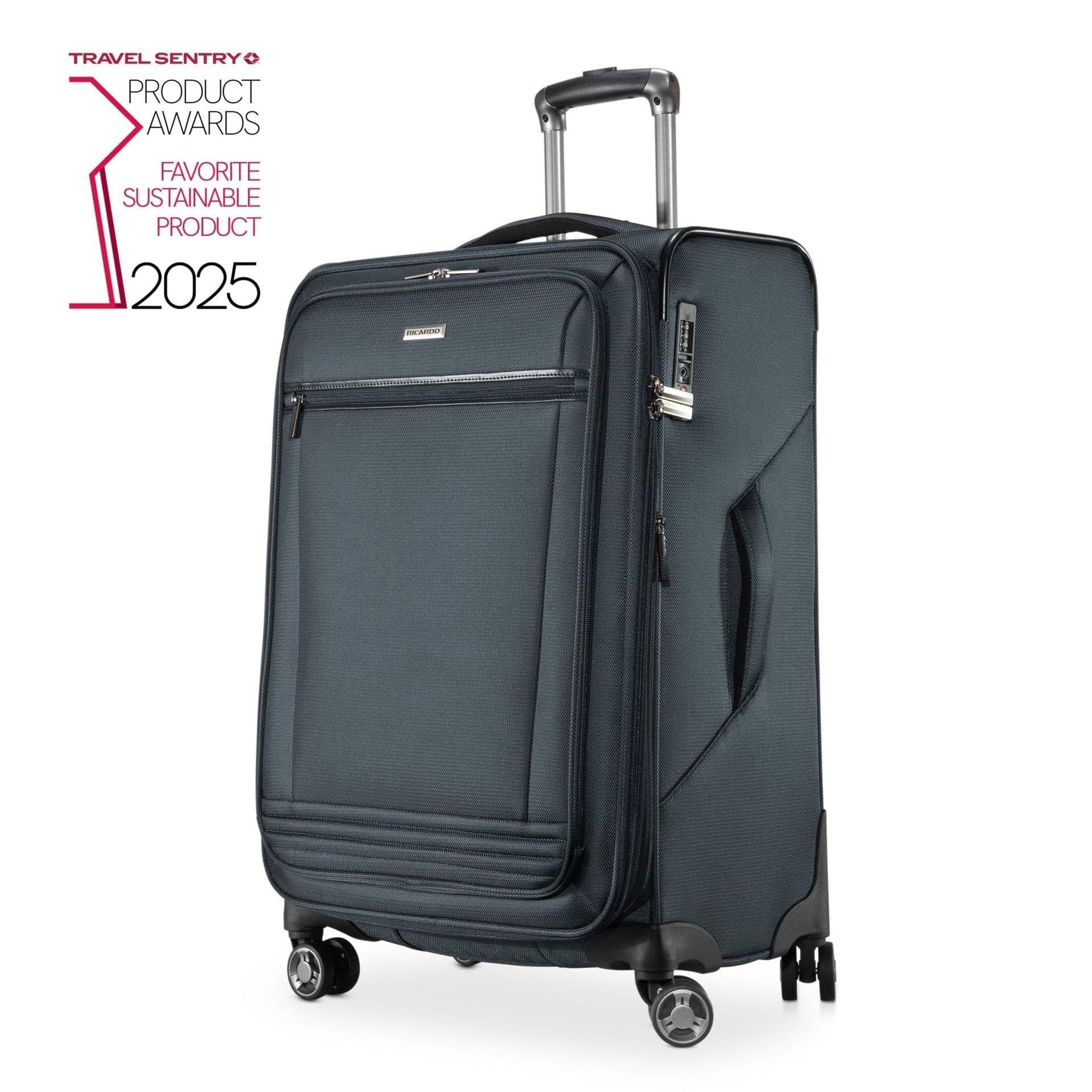 Ricardo Beverly Hills Avalon Softside 2 Piece Luggage, Alternate, color, Storm Blue