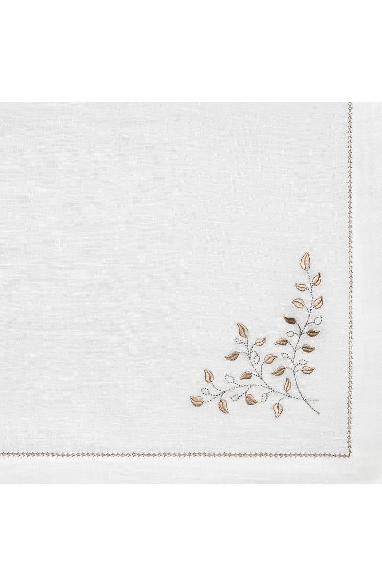 Togas Kamea Table Linen and Napkins Set, Main, color, White