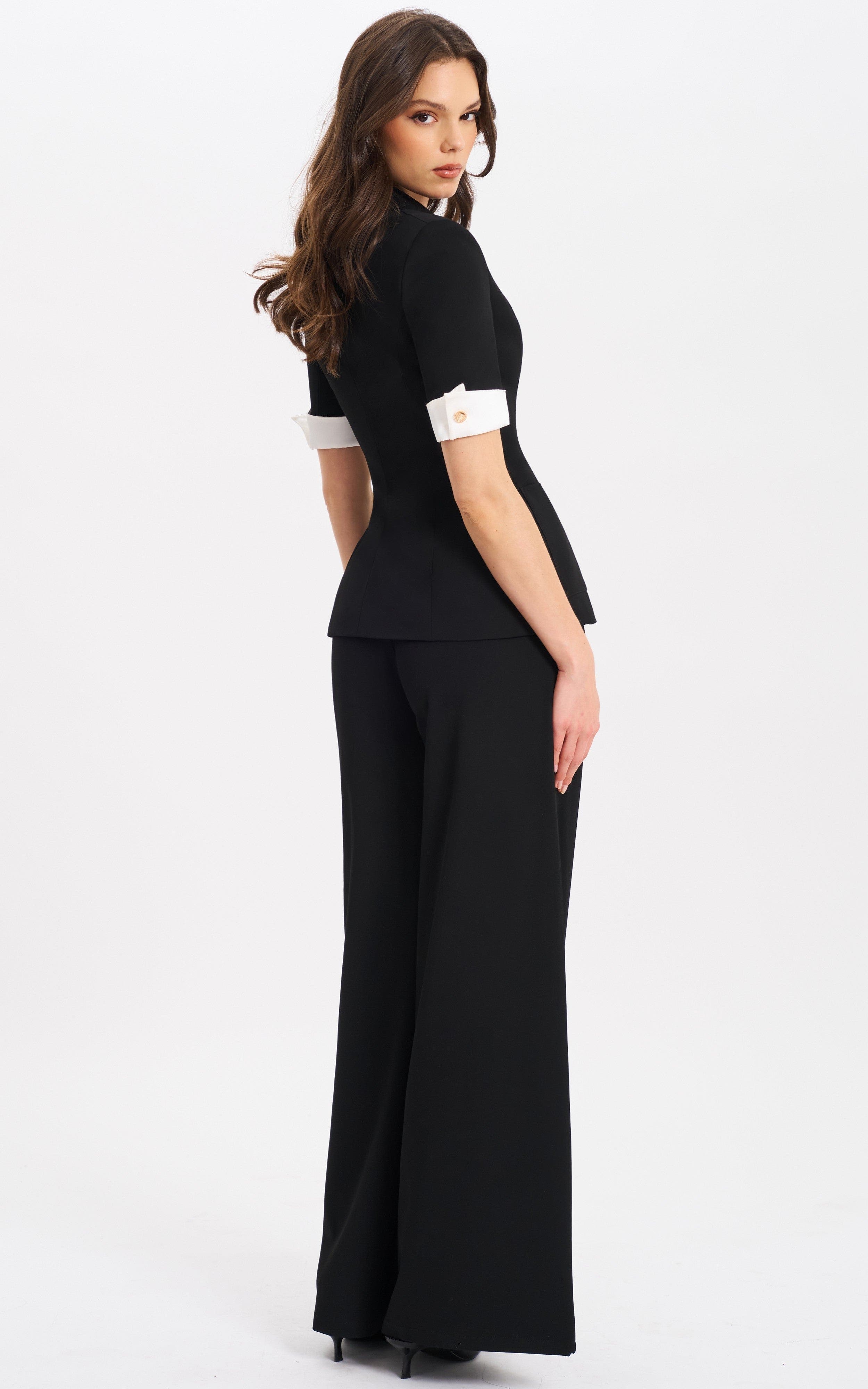 Aleeza Wide Leg Suit Pants - image 2