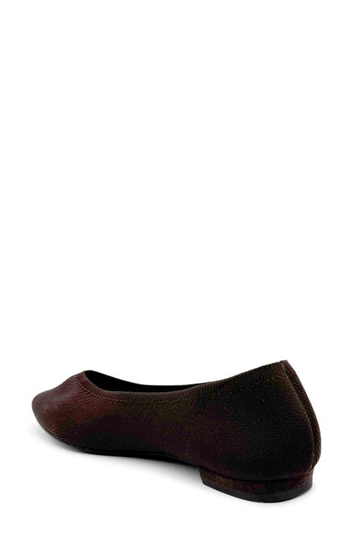 Shop Chelsea Crew Flight Knit Flat In Brown Knit