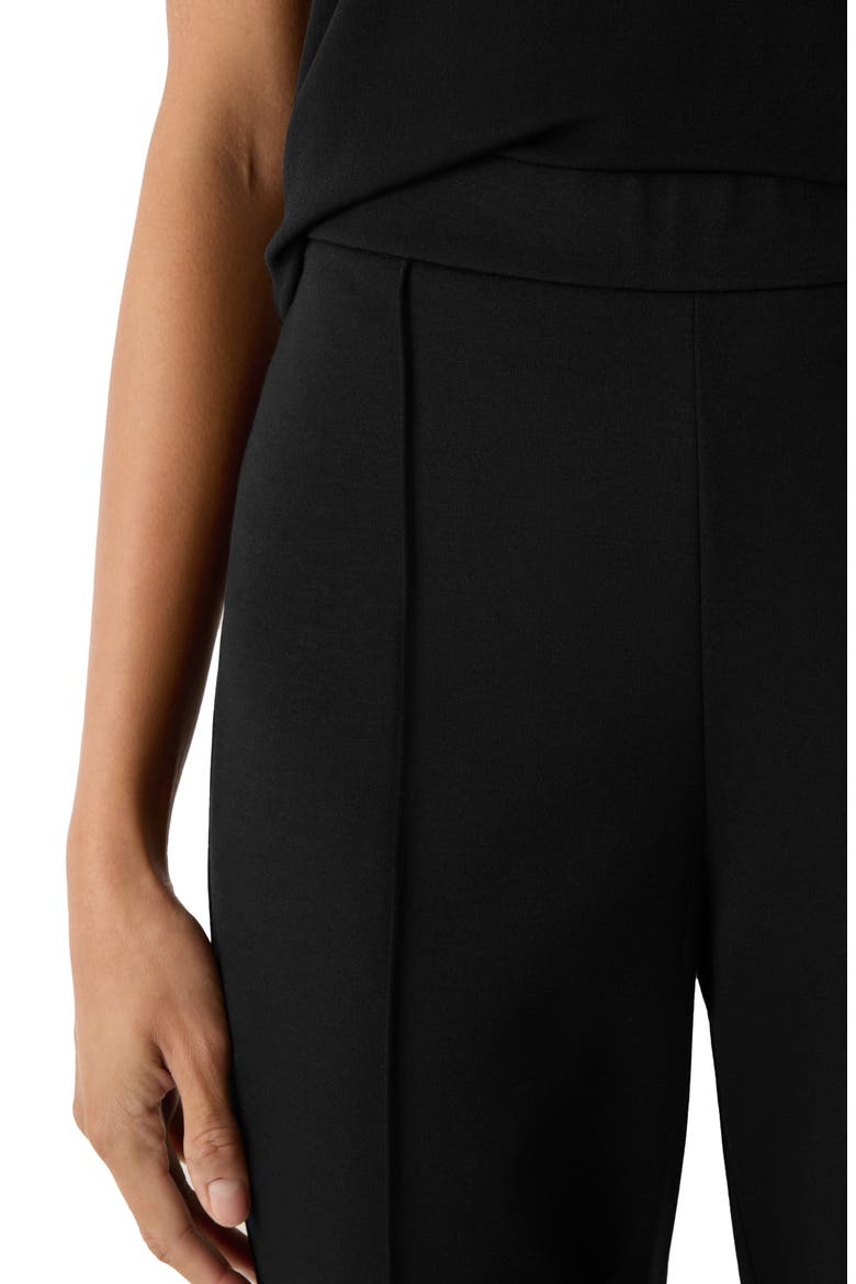 High Waist Ankle Pants, Alternate, color, BLACK