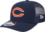 New Era Men's New Era Navy Chicago Bears Main Trucker 9SEVENTY Stretch-Snap Hat