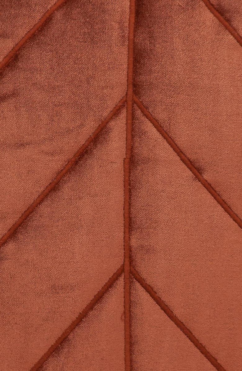 PARKLAND COLLECTION Tobyn Quilted Pillow, Alternate, color, Burnt Orange