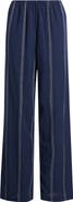 Caslon® Cotton Blend Dobby Pull-On Pants