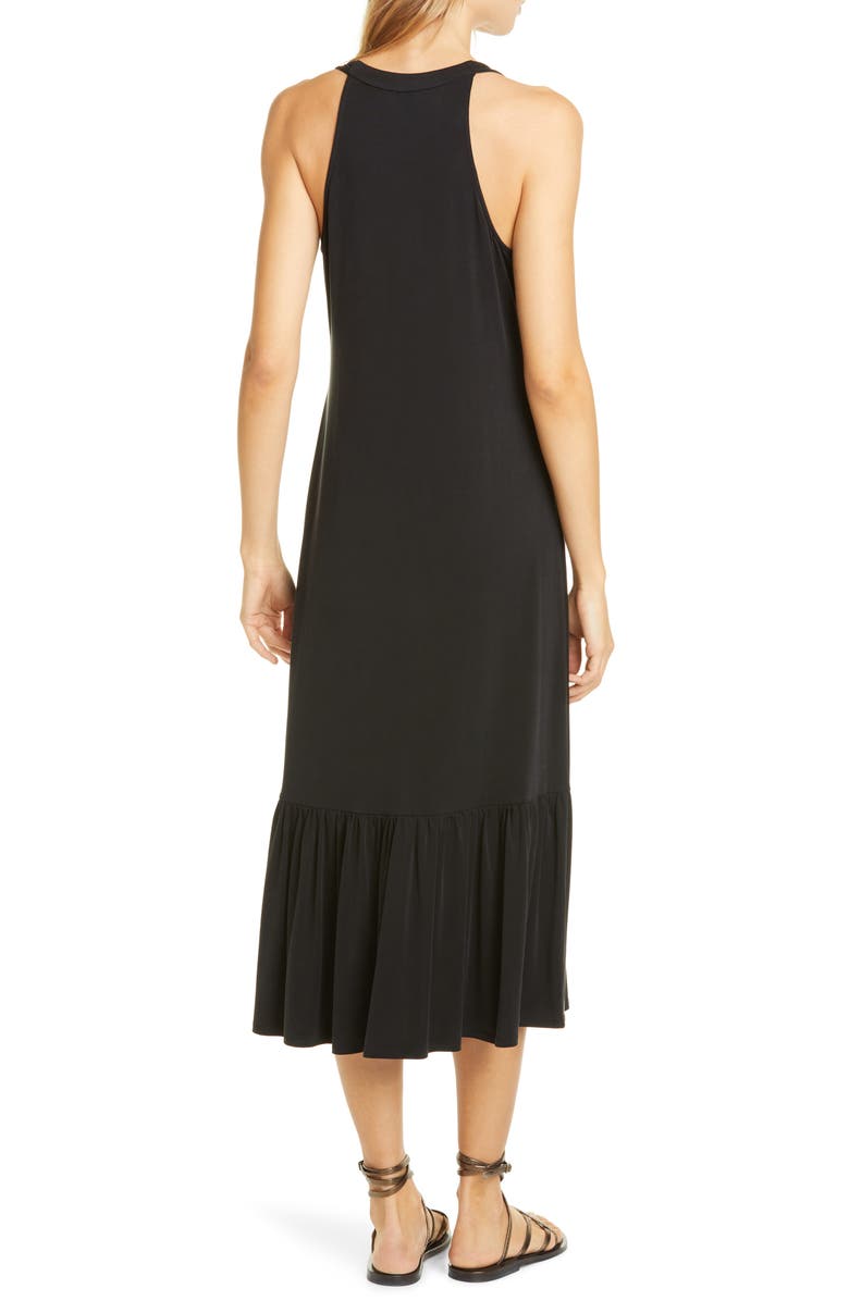 Dolan Cass Cupro Racerback Midi Dress, Alternate, color,