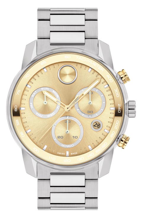 Bold Verso Chronograph Bracelet Watch, 44mm
