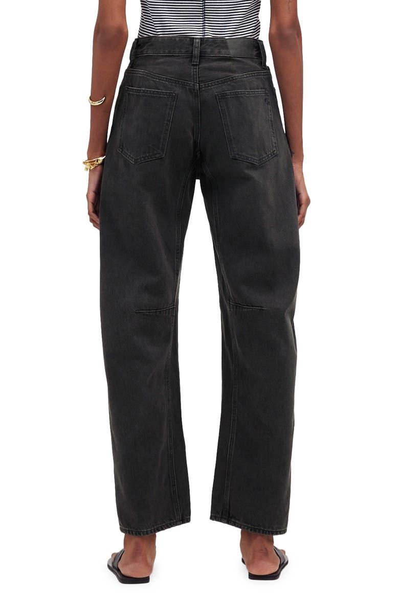 The Darted Barrel Leg Jeans, Alternate, color, OLENDA WASH