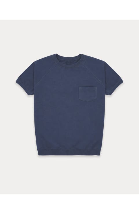 Highway Short-Sleeve Brushed Jersey Sweatshirt