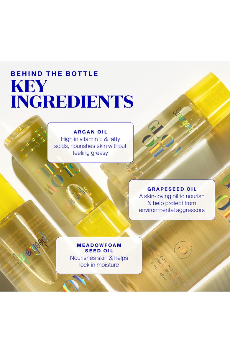 Supergoop!<sup>®</sup> Glow Oil Body Oil SPF 50 Sunscreen, Alternate, color,