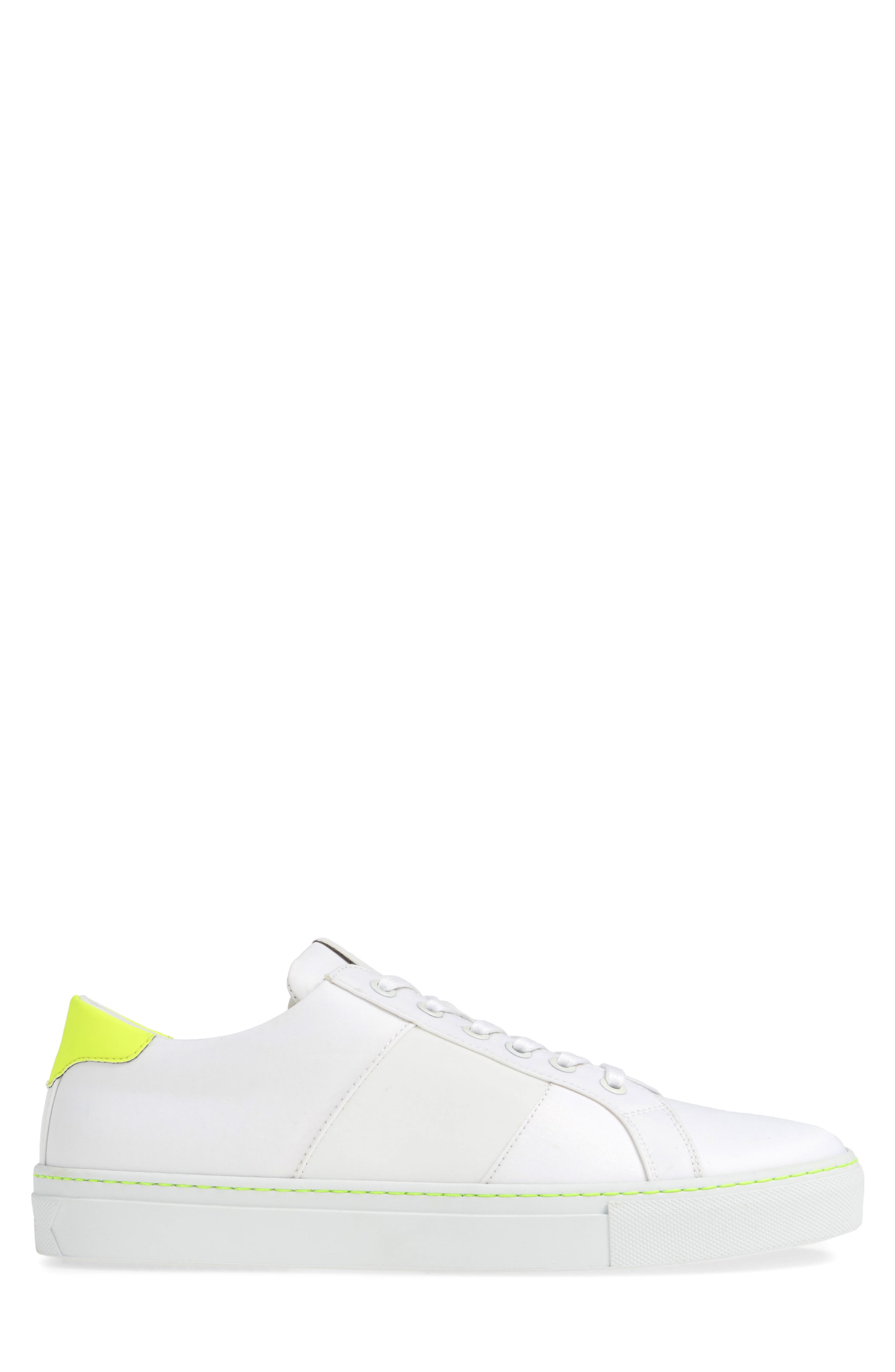 Royale Ripstop Sneaker, Alternate, color, WHITE/ NEON