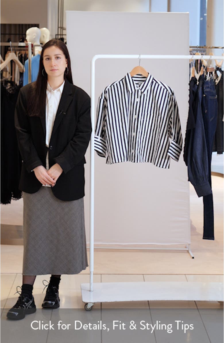 Straight Hem Poplin Shirt, sales video thumbnail