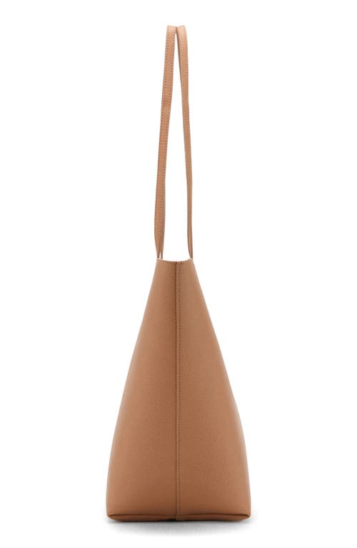 Mango Double Handle Shopper Tote In Brown