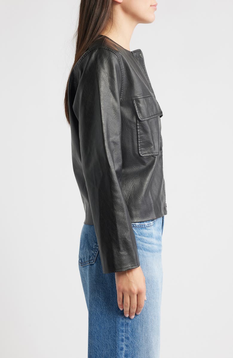 Rails Inka Faux Leather Jacket, Alternate, color, Black