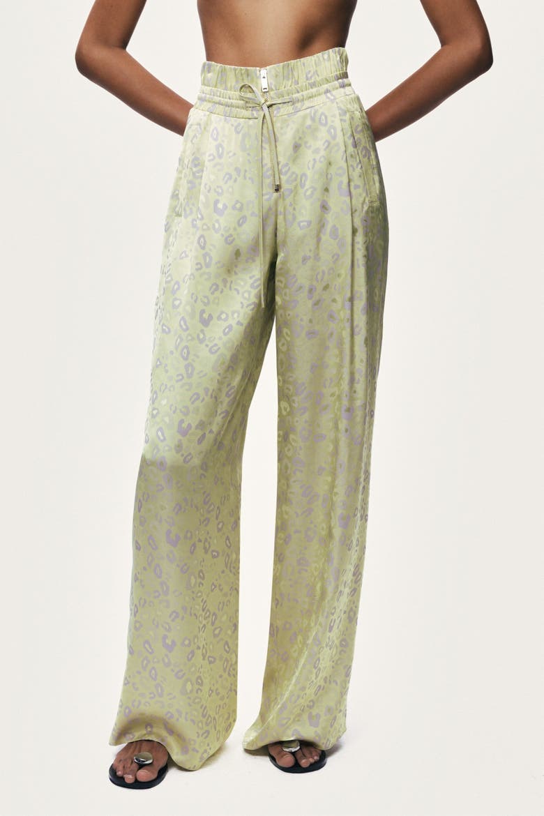Printed Wide Leg Trousers, Alternate, color, Multi-Colored