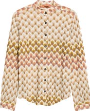 Missoni Metallic Button-Up Shirt