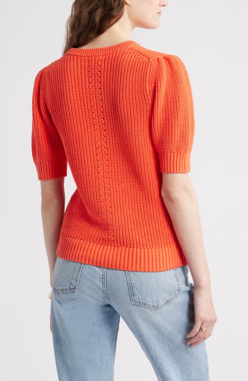 Caslonr Caslon(r) Elbow Sleeve Cotton Sweater