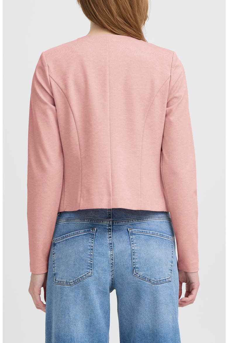 Kate Short Blazer, Alternate, color, ROSE SMOKE MELANGE
