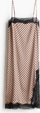 H&M Lace-trimmed Slip Dress