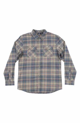 Plaid Flannel Button-Up Shirt