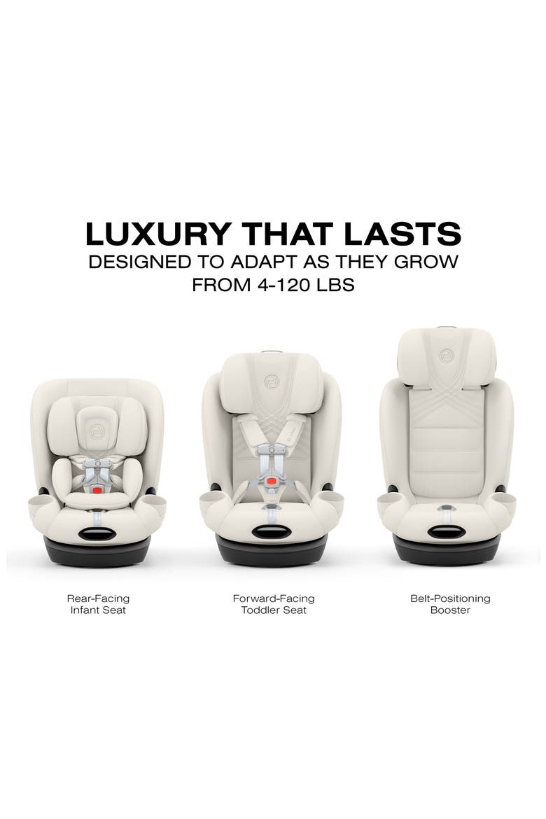 Callisto T 360 Car Seat, Alternate, color, OFF WHITE