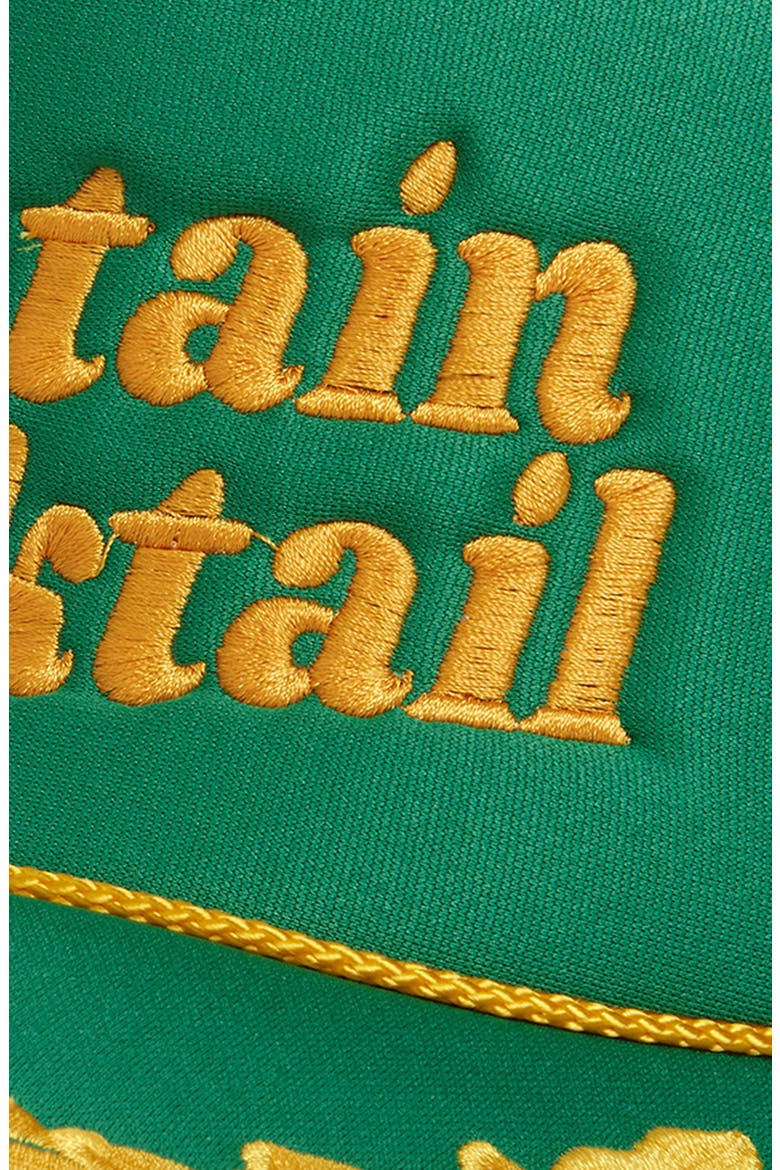 Captain Cocktail Trucker Hat, Alternate, color, CAPTAIN KELLY/ GOLD