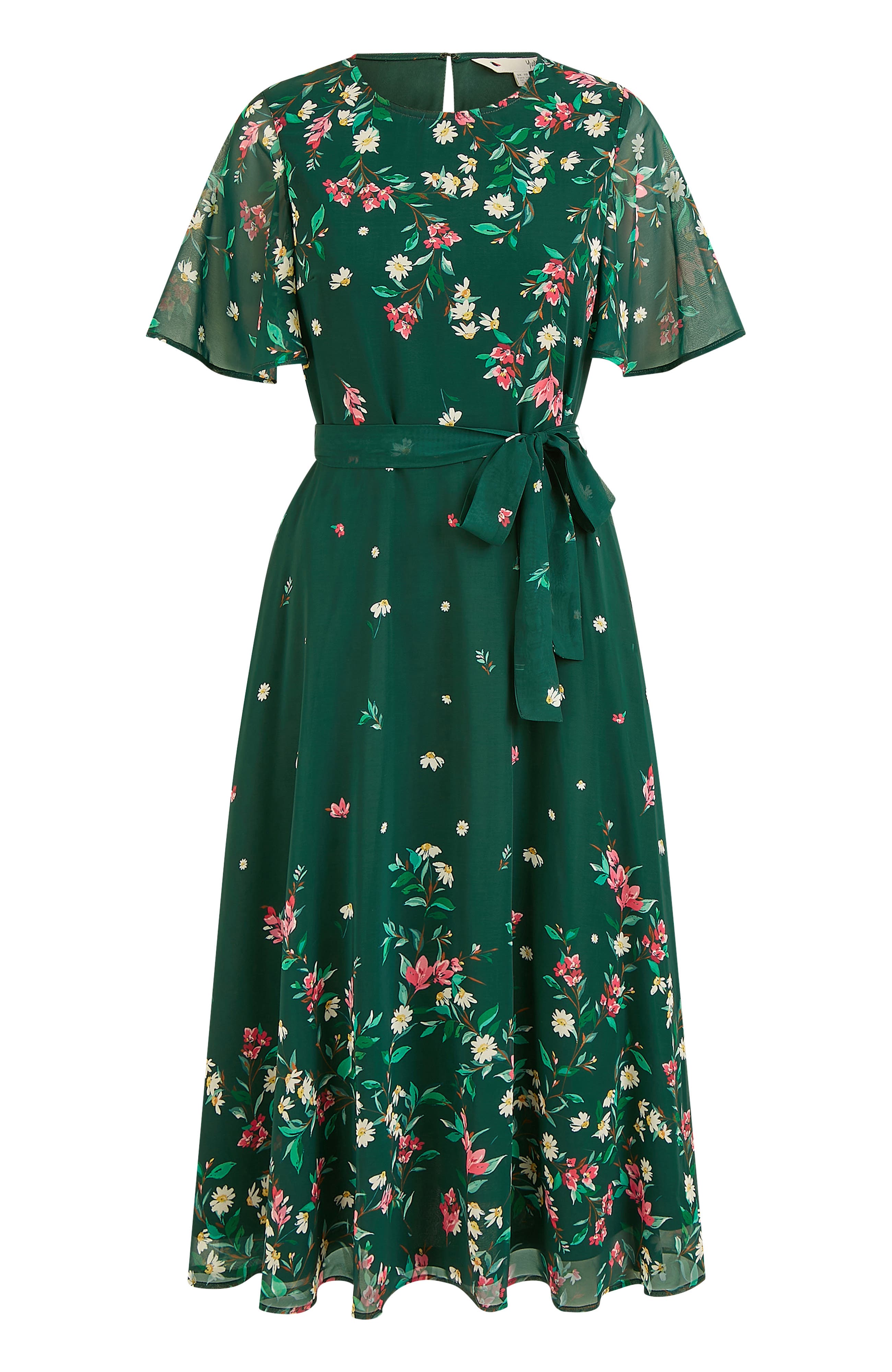 Daisy Mirror Placement Skater Dress (Women) | Nordstrom