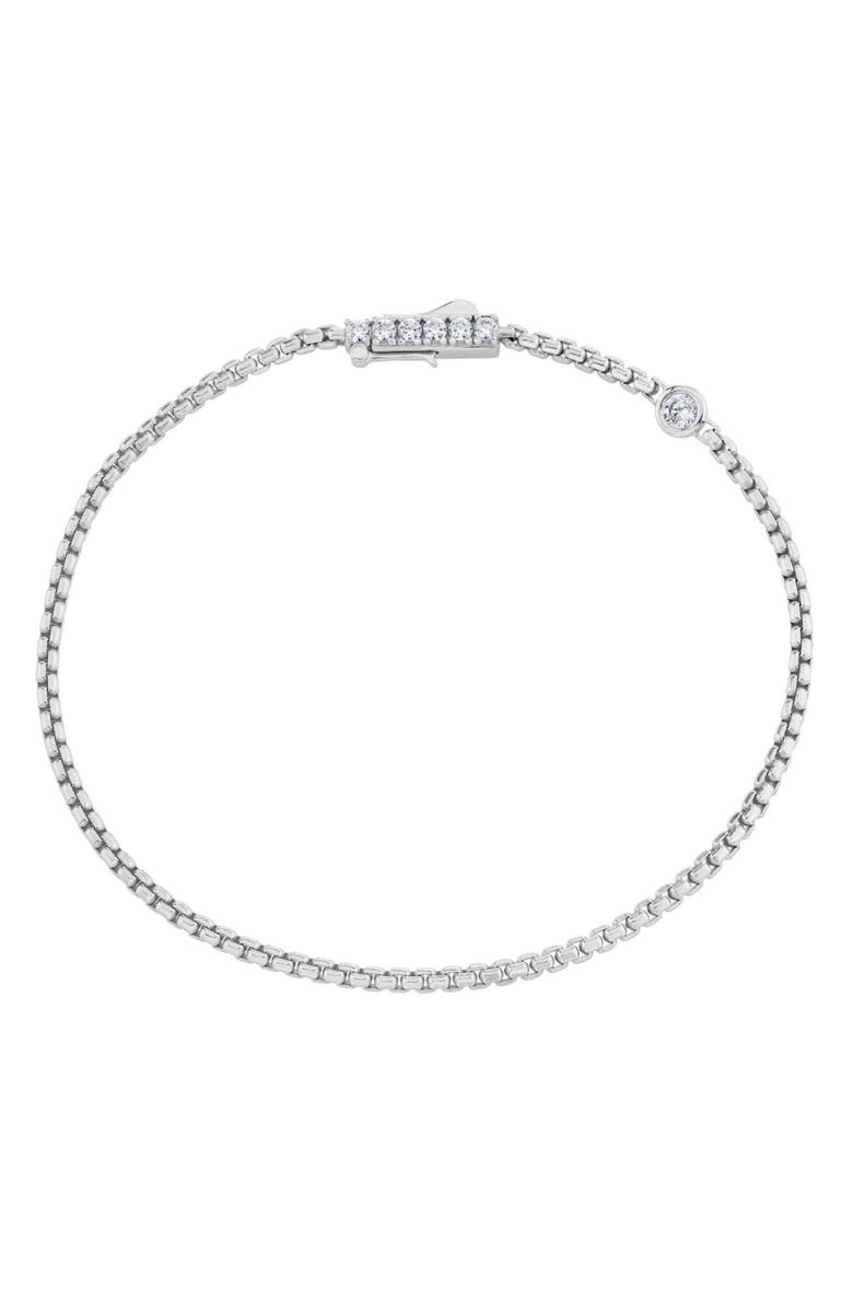 Crislu Layer Up Rounded Box Chain Bracelet, Alternate, color, 