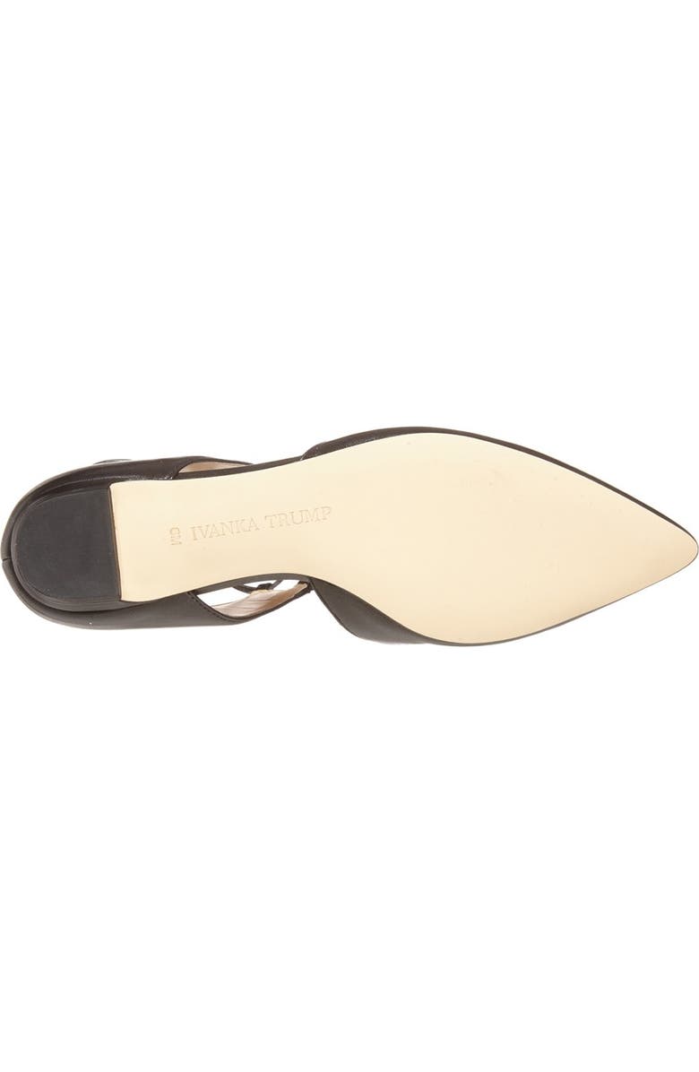 Ivanka Trump 'Trish' d'Orsay Ghillie Flat, Alternate, color,