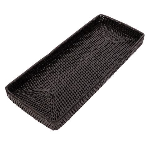 Artifacts Rattan Rectangular Vanity Tray