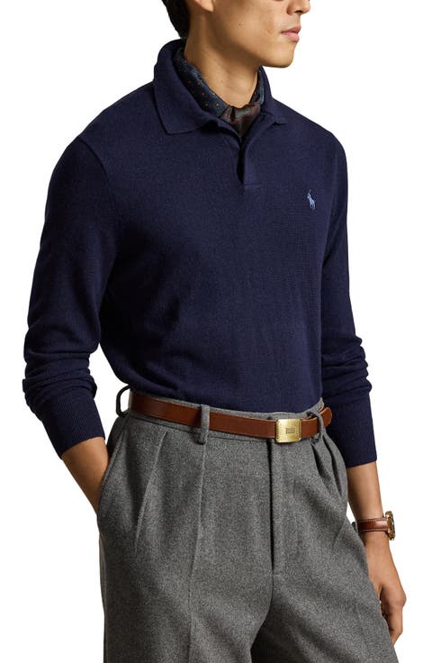 Wool Polo Sweater