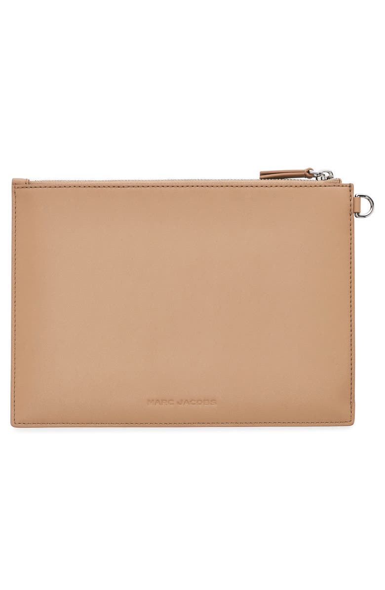 Marc Jacobs The Runway Illustration Wristlet, Alternate, color, Camel