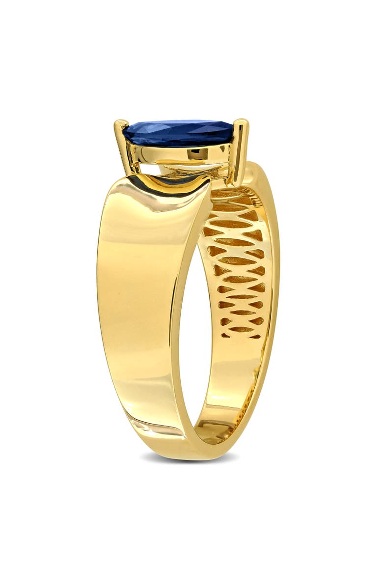 Precious Gem Marquise Ring 10k Gold, Alternate, color, Sapphire