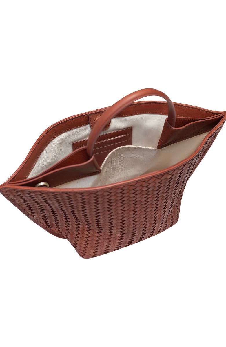 Ecotorie Austin Large Crossbody Tote, Alternate, color, Brandy