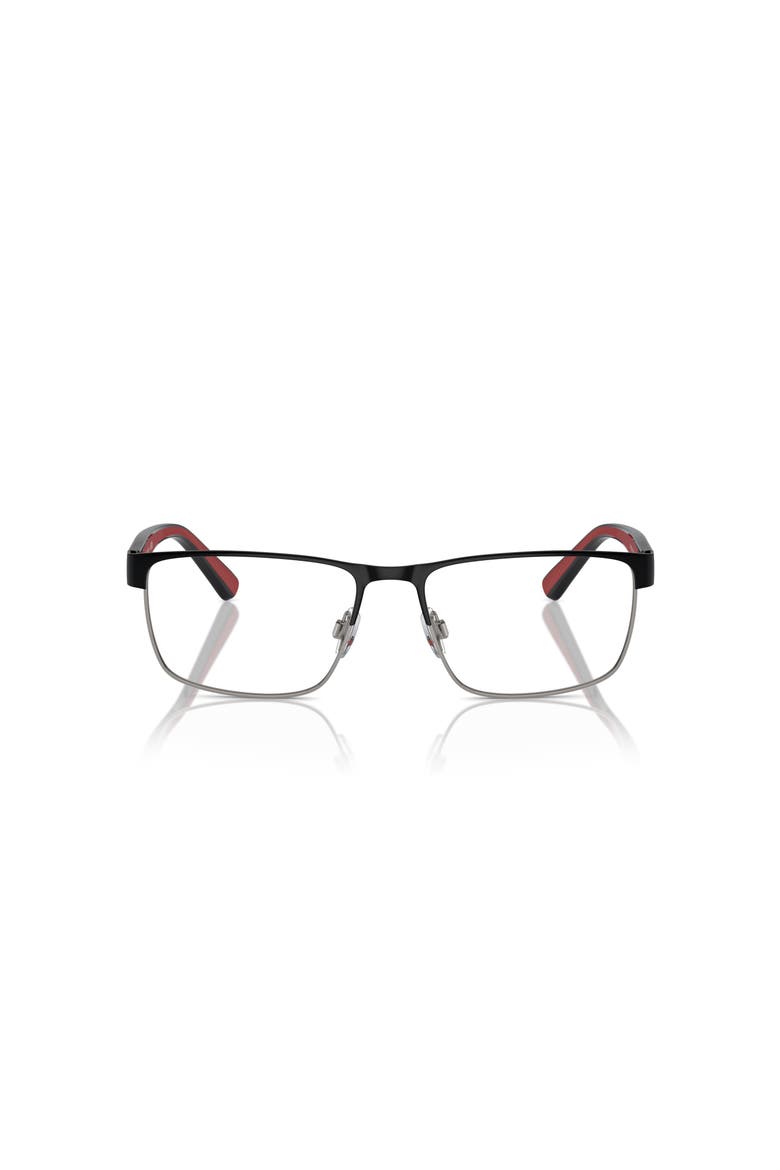 54mm Rectangle optical glasses, Alternate, color, Black