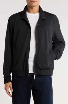 Seersucker Bomber Jacket