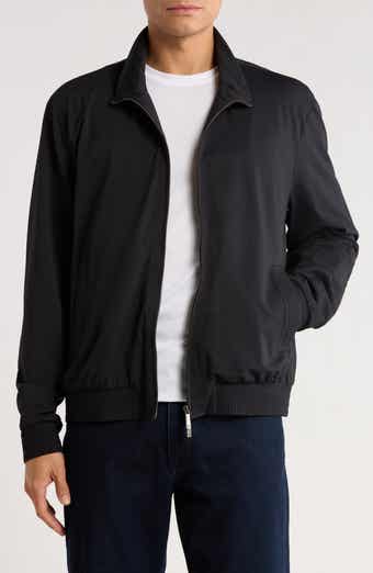 Seersucker Bomber Jacket