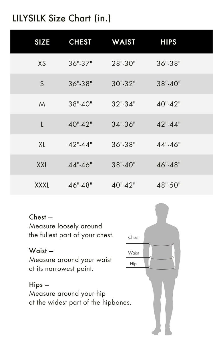 Lilysilk Mulberry Silk Basic Mens Shirt, Alternate, color, Dark Gray