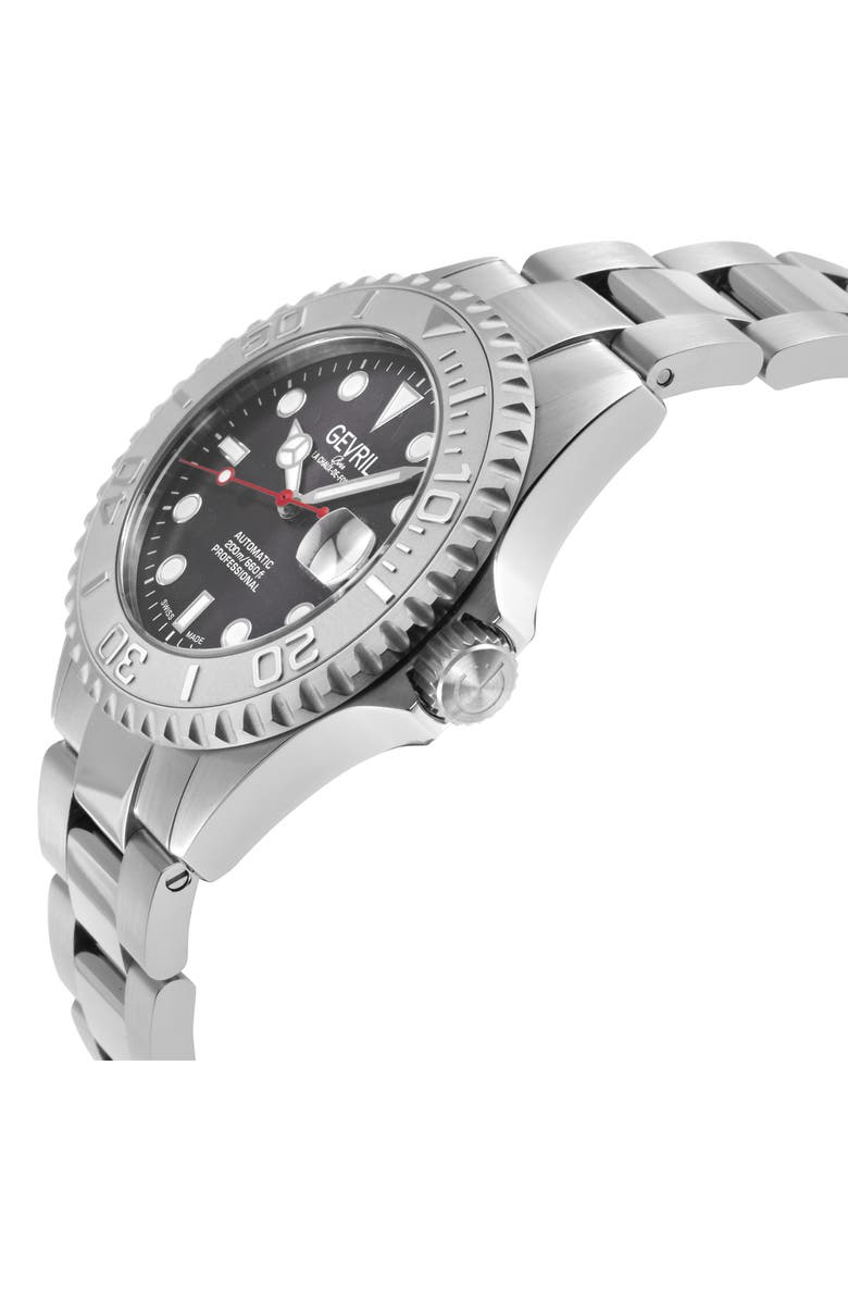 GEVRIL Wall Street Swiss Automatic Bracelet Watch, 39mm, Alternate, color,