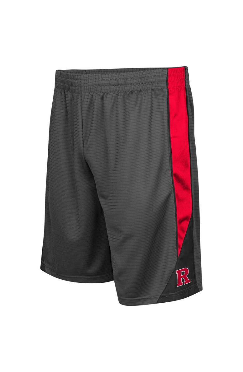 COLOSSEUM Men's Colosseum Charcoal Rutgers Scarlet Knights Turnover Shorts, Alternate, color, Charcoal